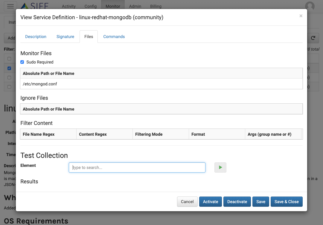 figure 7.3.1 - file collection